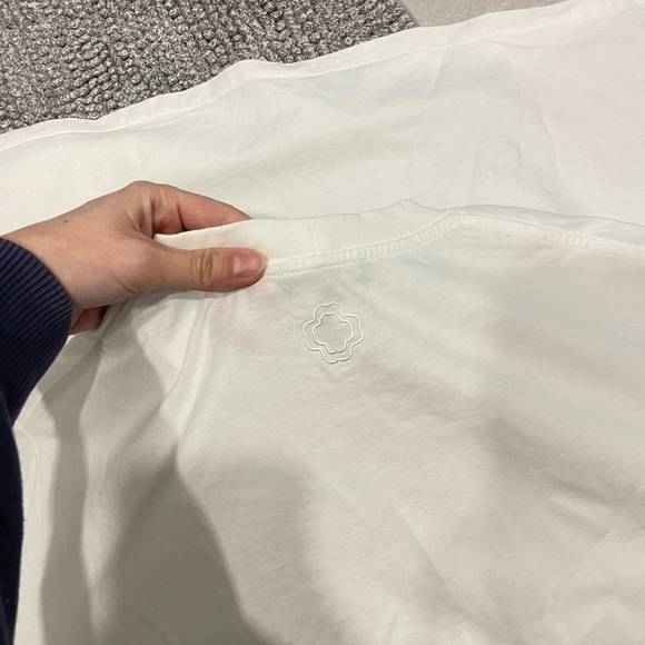 Maje rhinestone cotton t shirt white with embellishments size 2 medium - Picture 9 of 9